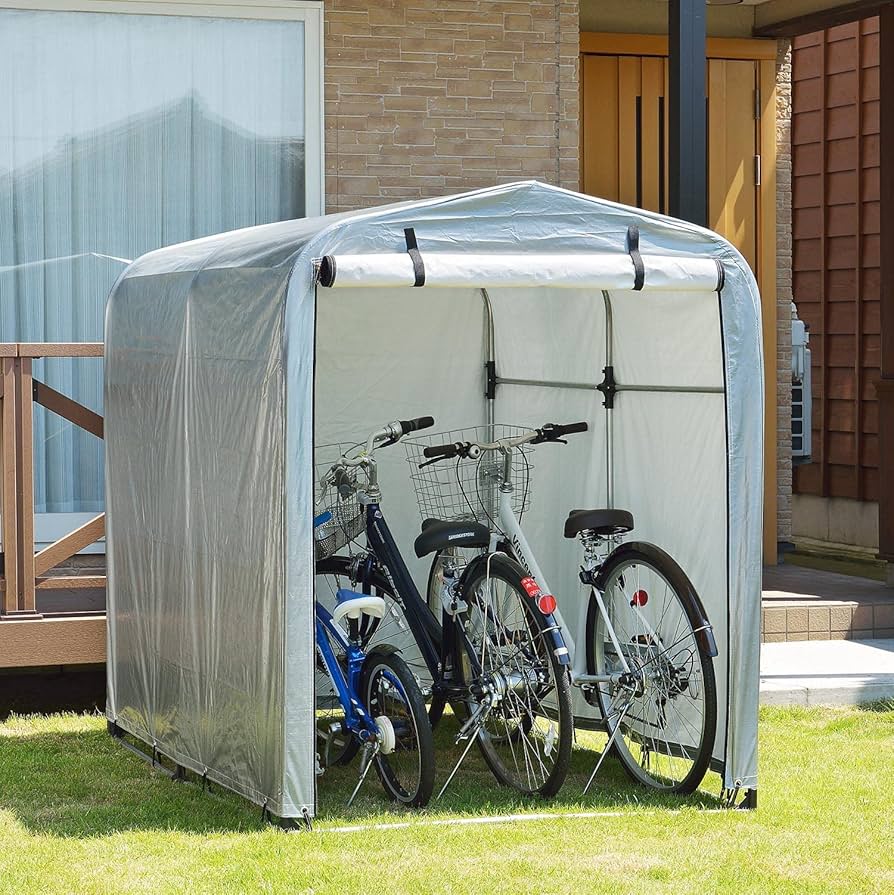 Amazon.co.jp: サンカ サイクルハウス 替えカバー 自転車2.5台用
